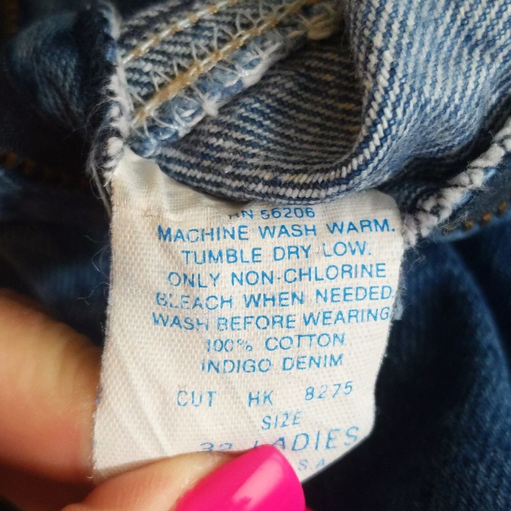 Boca Chica vintage pleated front Mom jeans, indigo blue, 100% cotton 32 - Picture 6 of 8